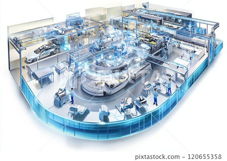 Image of a cutting-edge car design office_1 Image of a cutting-edge car design office_1 120655358