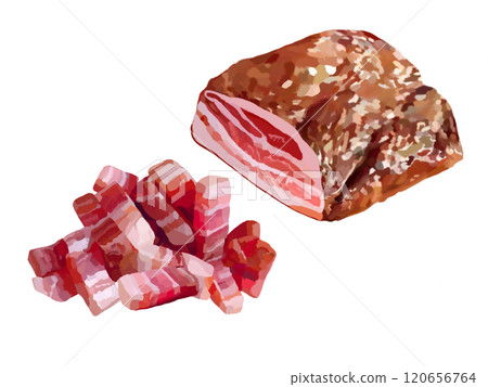 薄肉(切片和塊) 薄肉(切片和塊) 120656764