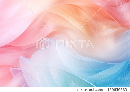 柔和的彩色圍巾背景素材01 120656883