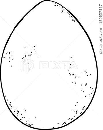 egg, silhouette, vector 120657357