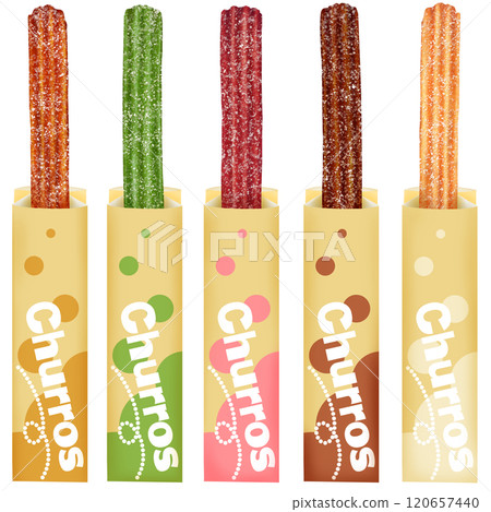 Churros 5口味肉桂糖草莓巧克力抹茶套餐 Churros 5口味肉桂糖草莓巧克力抹茶套餐 120657440