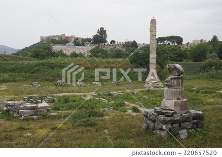 Turkey: Temple of Artemis at Ephesus, Isa Bey Mosque and Selcuk Citadel 120657520