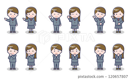Junior and senior high school students 04 120657807
