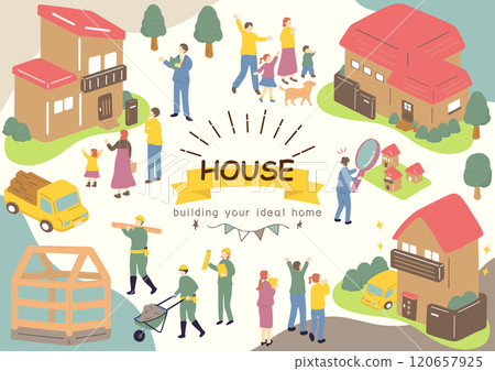 My Home Illustration Collection My Home Illustration Collection 120657925