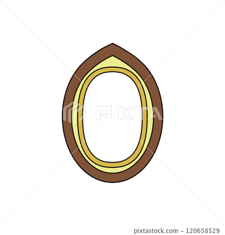 Structure of seeds such as Job's tears (conceptual diagram) Structure of seeds such as Job's tears (conceptual diagram) 120658529