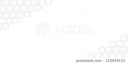 Monochrome hexagonal design texture frame material Monochrome hexagonal design texture frame material 120659133