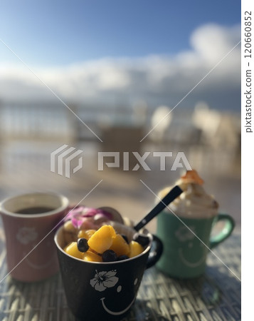 海景咖啡館的阿薩伊碗 海景咖啡館的阿薩伊碗 120660852