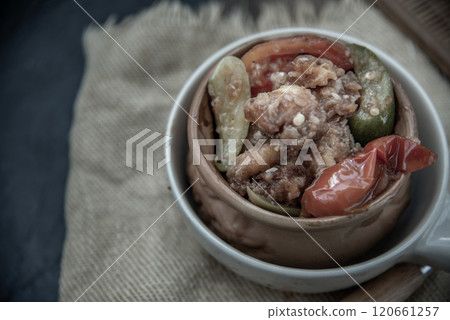 Chinese Cuisine - Fish deep Fried in Sour-Sweet Sauce. look delicious. 120661257