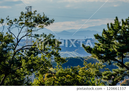 Tama Aqueduct as seen from the Setagaya Municipal General Athletic Stadium Tama Aqueduct as seen from the Setagaya Municipal General Athletic Stadium 120661337