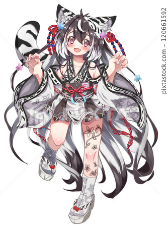Standing image material "Daughter of the White Tiger" Girl facial expression 5 Standing image material "Daughter of the White Tiger" Girl facial expression 5 120661592