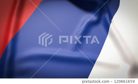 The Russia flag for national or Background concept 3d rendering. The Russia flag for national or Background concept 3d rendering. 120661659