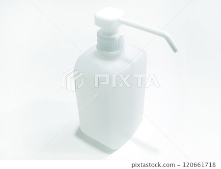 酒精和次氯酸水噴霧瓶以防止感染 120661718