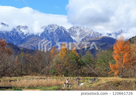 白馬山口在秋末通過 120661726