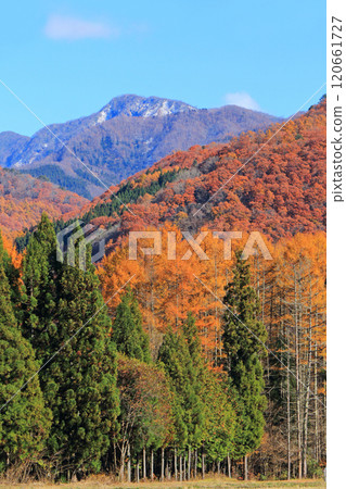 Hakuba mountain pass in the late fall Hakuba mountain pass in the late fall 120661727