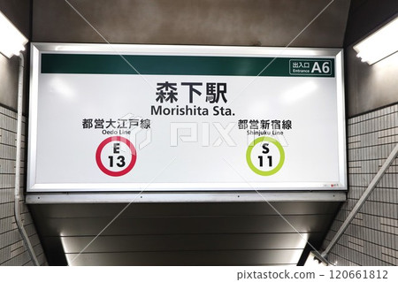 森下站站名牌 120661812