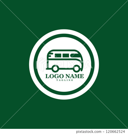 car van isolated circle logo design car van isolated circle logo design 120662524