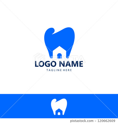 dental house logo design vector dental house logo design vector 120662609