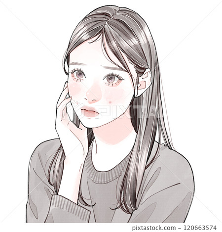 青春痘的女人 青春痘的女人 120663574