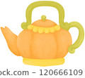 Cute Teapot Design for Autumn 120666109