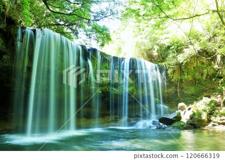 Kumamoto Prefecture Fresh green Nabegataki 120666319