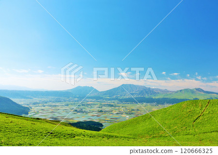 Aso in Kumamoto Prefecture Aozora 120666325