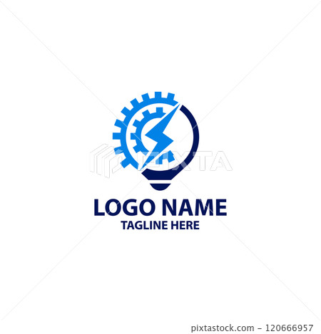 electrical settings logo design vector electrical settings logo design vector 120666957