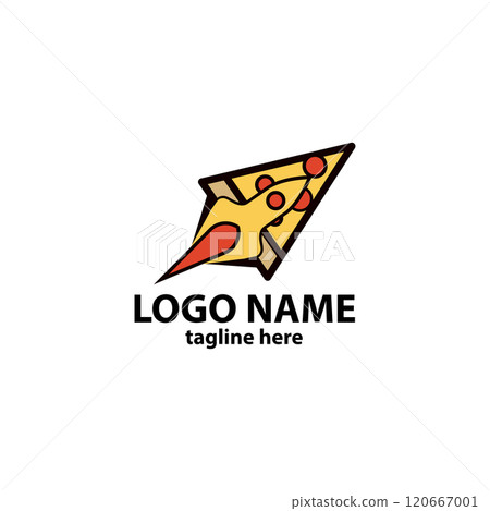rocket pizza logo design vector rocket pizza logo design vector 120667001