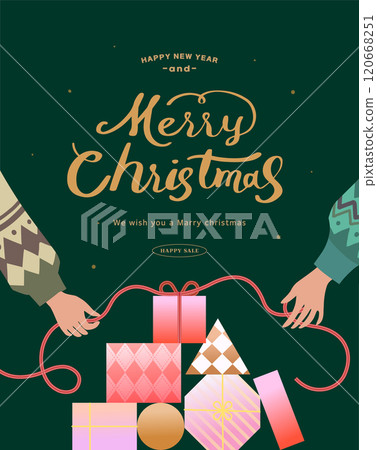 Christmas illustration. Web-Banner. POP-UP 120668251