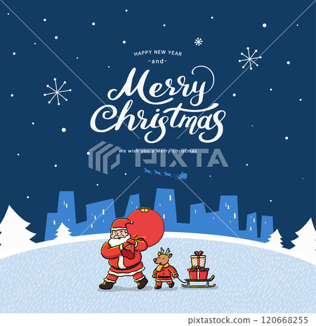 Christmas illustration. Web-Banner. POP-UP 120668255