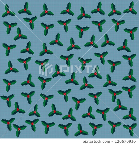 Holly Wallpaper Illustration Holly Wallpaper Illustration 120670930