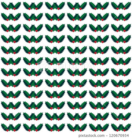 Holly Wallpaper Illustration Holly Wallpaper Illustration 120670934