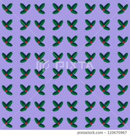 Holly Wallpaper Illustration Holly Wallpaper Illustration 120670967