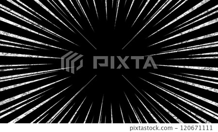 Silver-style glittering cartoon focus line material 120671111