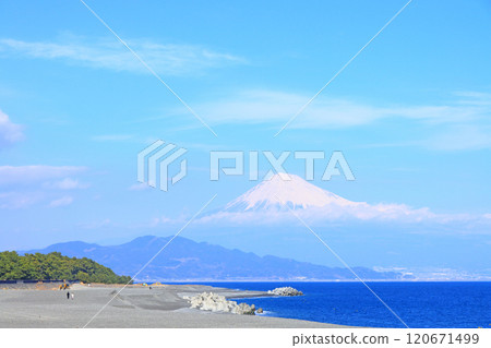 Scenery of Miho no Matsubara and Mt. Fuji, Shizuoka City, Shizuoka Prefecture Scenery of Miho no Matsubara and Mt. Fuji, Shizuoka City, Shizuoka Prefecture 120671499