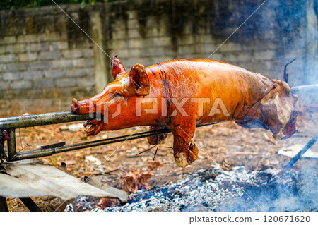 烤豬肉 120671620