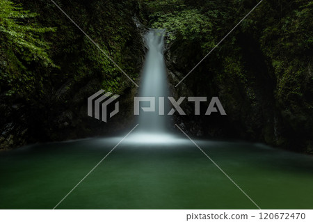 Waterfall in the forest 120672470