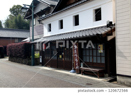 佐賀縣嬉野市鹽田津傳統建築群保存地區街景 120672566