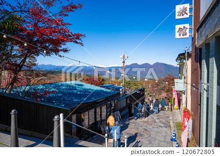 伊香保溫泉石階街景 120672805