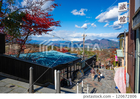 伊香保溫泉石階街景 120672806