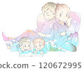Relaxing young family 120672995
