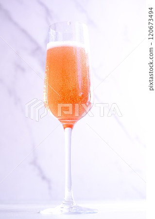 Chilled rosé champagne (sparkling wine) Chilled rosé champagne (sparkling wine) 120673494