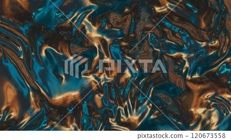 Abstract Vibrant Texture. Iridescent Foil. Minimalist Invitation. Holographic Gradient. Holographic texture Background. Shiny metal texture. Glossy wrinkled texture. 120673558