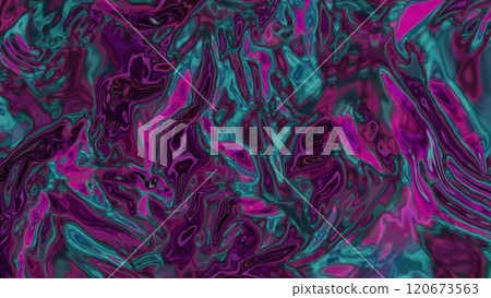 Abstract Vibrant Texture. Iridescent Foil. Minimalist Invitation. Holographic Gradient. Holographic texture Background. Shiny metal texture. Glossy wrinkled texture. 120673563