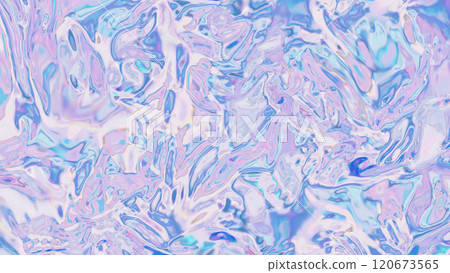 Abstract Vibrant Texture. Iridescent Foil. Minimalist Invitation. Holographic Gradient. Holographic texture Background. Shiny metal texture. Glossy wrinkled texture. 120673565