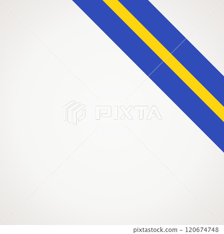 Corner ribbon flag of Silesia 120674748