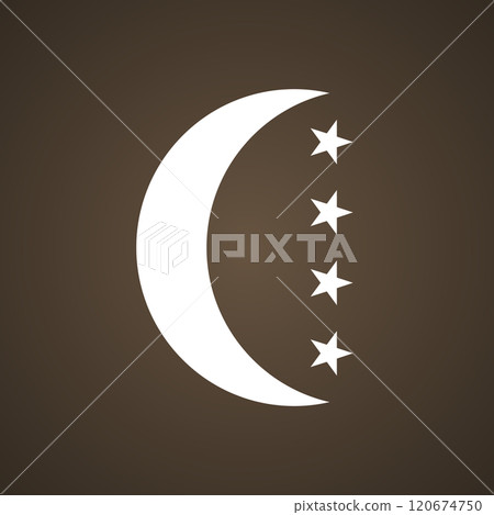 Symbol from the flag of Comoros Symbol from the flag of Comoros 120674750