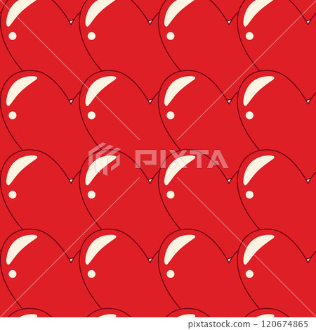 Abstract Hearts shaped texture Seamless Pattern in trendy red. St Valentines Day Background Texture Abstract Hearts shaped texture Seamless Pattern in trendy red. St Valentines Day Background Texture 120674865