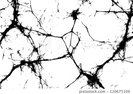 Vector grunge texture with crack overlay on distressed wall. Stone pattern and rough concrete surface Vector grunge texture with crack overlay on distressed wall. Stone pattern and rough concrete surface 120675109