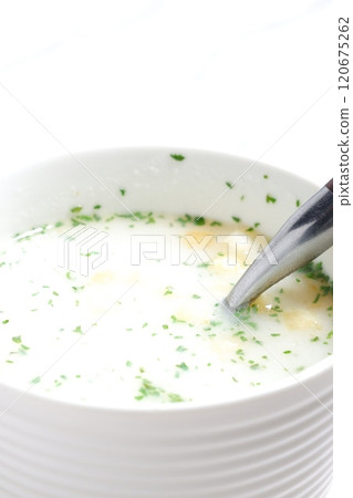 potato and vegetable potage potato and vegetable potage 120675262