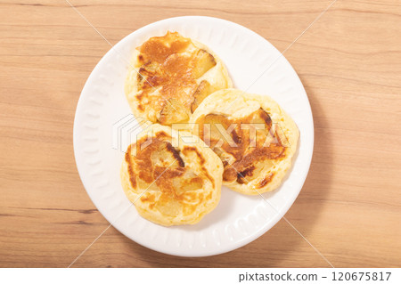 Sweet potato pancakes Sweet potato pancakes 120675817